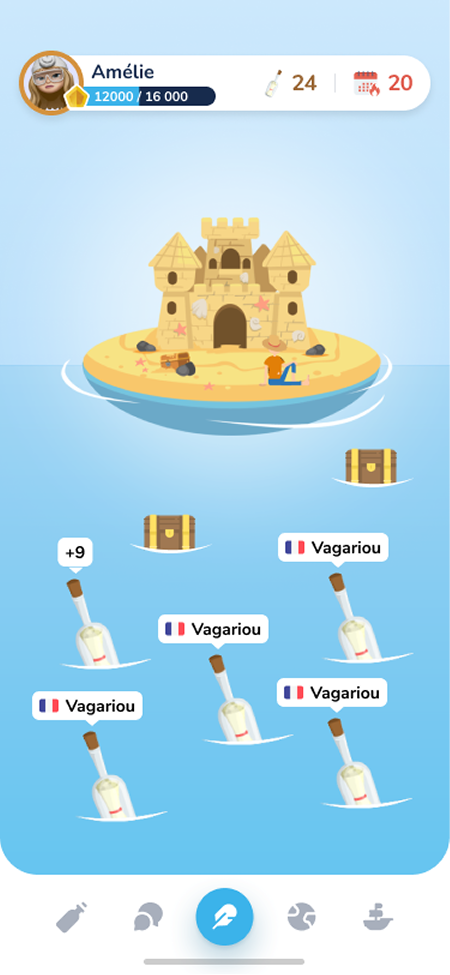 Écran d’application