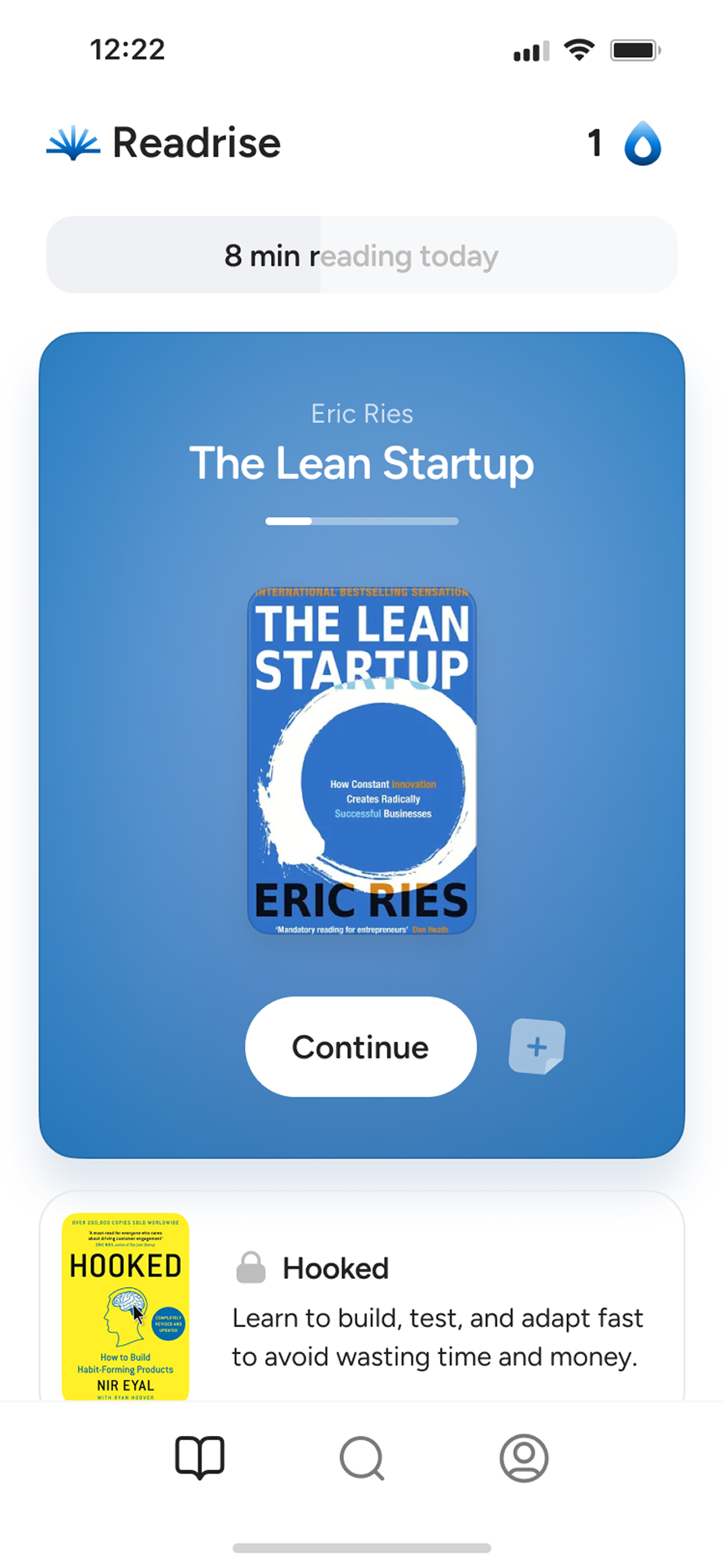 Écran d’application